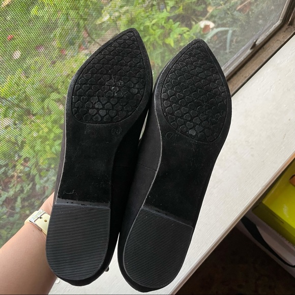 Black strap/ballet/gladiator flats - Picture 2 of 2